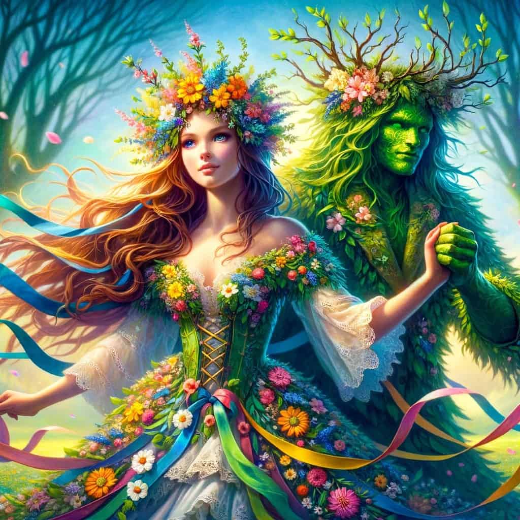The May Queen & the Green Man